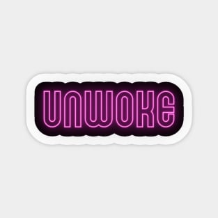 unwoke Sticker